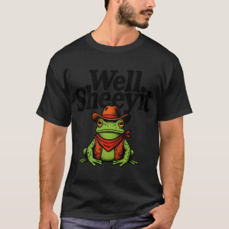 まあチクショウ カウボーイカエル ― 楽しいレトロサザン Tシャツ