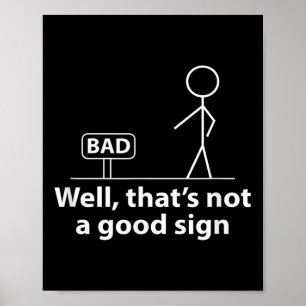 まあ看板が変なシャツのおもしろいじゃな男性へい ポスター