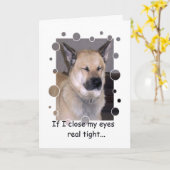 まおもしろいた、お誕生日あいさつカード カード (黄色い花)