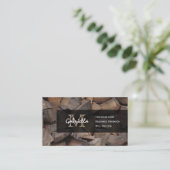 まきのモノグラムの名刺 名刺 (スタンド正面)