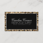 まきの供給は黒く及び白くはっきりしたなカードを記録します 名刺 (正面)