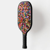 まきカッコいいれだらけだ ピックルボールラケット (左)