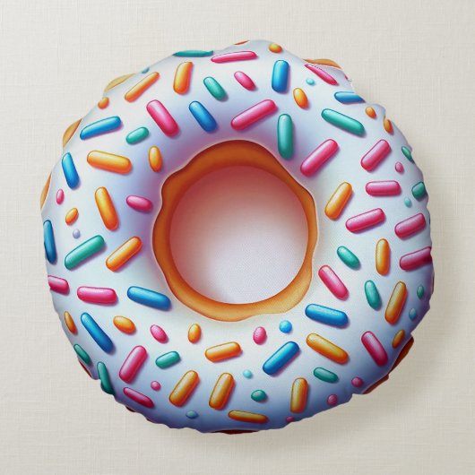 まきドーナツ丸い枕 – おもしろいとリアル ラウンドクッション (裏面)