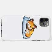 まくらで眠るかわいいキツネ Case-Mate iPhoneケース (裏面(横))