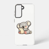 まくらで眠るかわいいコアラ SAMSUNG GALAXYケース (裏面)