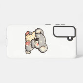 まくらで眠るかわいいコアラ SAMSUNG GALAXYケース (裏面横)