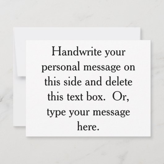 まぐさ桶のサンキューカードからの物語 サンキューカード (裏面)