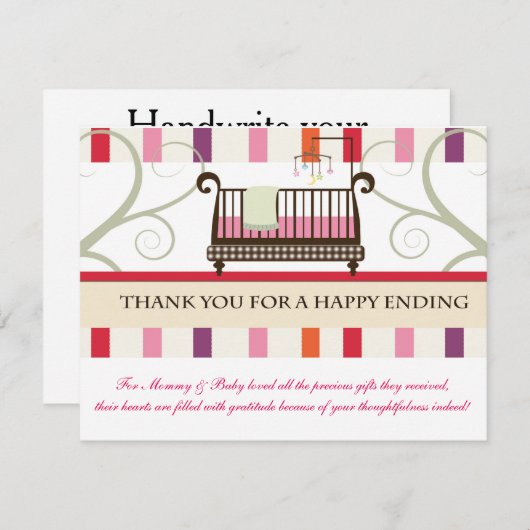 まぐさ桶のサンキューカードからの物語 サンキューカード (正面/裏面)