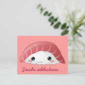 『まぐろ寿司』のはがき ポストカード (スタンド正面)