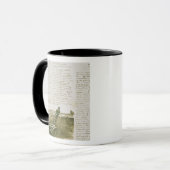 まぐわを引っ張っているフィンセント・ファン・ゴッホ|の人 マグカップ (正面左)