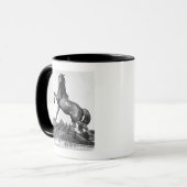 まぐわを持つ馬 マグカップ (正面左)