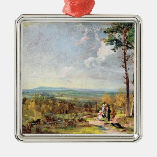 まぐわ1821年の方に見るHampsteadのヒース(油 メタルオーナメント (正面)