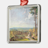 まぐわ1821年の方に見るHampsteadのヒース(油 メタルオーナメント (左)