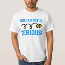まさか冗談でしょ! テニス トレーナーTシャツ