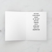 まさか干し草 – あなたは21おめでとうを回している カード (内部)