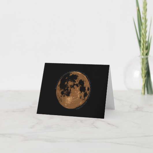 まさか月がチェホフ・輝く引用文 カード (正面)