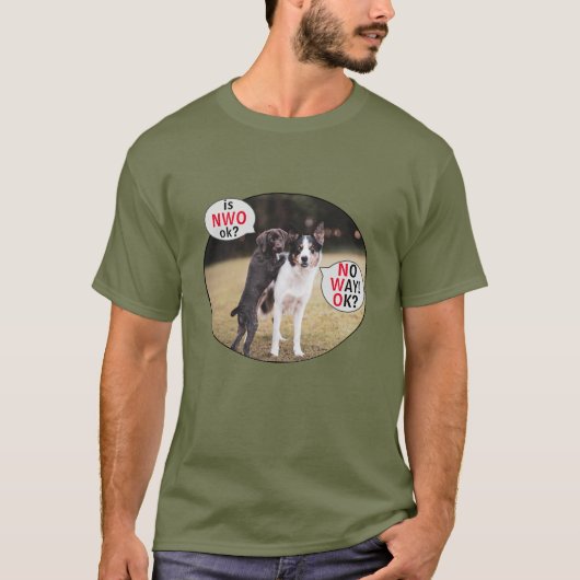 まさか！大丈夫か？ – 赤（黒）Tシャツ Tシャツ (正面)