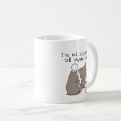 まさか…猫おもしろい コーヒーマグカップ (正面右)