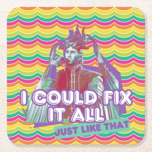 まさにそのコースターのように スクエアペーパーコースター (正面)