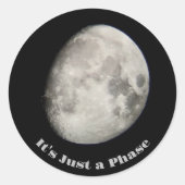 まさにフェイズムーンステッカー ラウンドシール (正面)