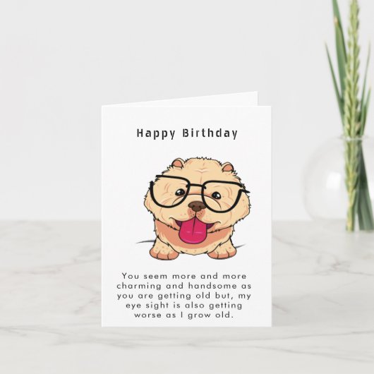 ますますハンサム魅力的に見えるおもしろい シーズンカード (正面)