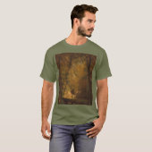 「ます釣り場」(1870) アート作品Tシャツ Tシャツ (正面フル)