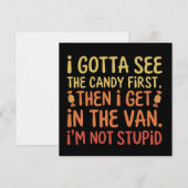 まずそのキャンディを見せなきゃダメ 私は馬鹿じゃないよ キモい 招待状 (正面/裏面)