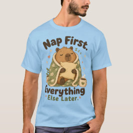まずはお昼寝 かわいいカピバラ Tシャツ