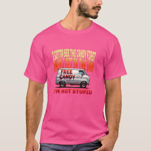 まずはお菓子を見なきゃ。私は愚かな大人ではない Tシャツ