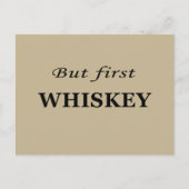まずはウィスキーの面白い名言を ポストカード (正面)
