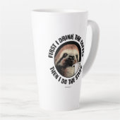 まずはコーヒーを飲む。それから私は物 カフェラテマグ (右アングル)