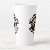 まずはコーヒーを飲む。それから私は物 カフェラテマグ (正面)