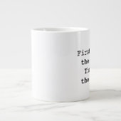 まずはコーヒージャンボマグカップを飲む ジャンボコーヒーマグカップ (正面)