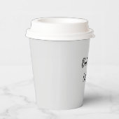 まずはコーヒー空白の 紙コップ (右)