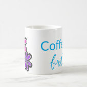 まずはコーヒー。モーメント開始コーヒーフローラマグカップ コーヒーマグカップ (中央)