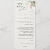 まずはトロピカルフローラ結婚のメニュー メニュー (正面)