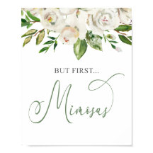 まずはミモザを 白 花 緑