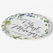 まずはミモザ ブライダルシャワー ペーパープレート (アングル)