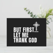 まずは神に感謝を捧げたい 招待状 (スタンド正面)