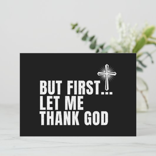 まずは神に感謝を 招待状 (スタンド正面)