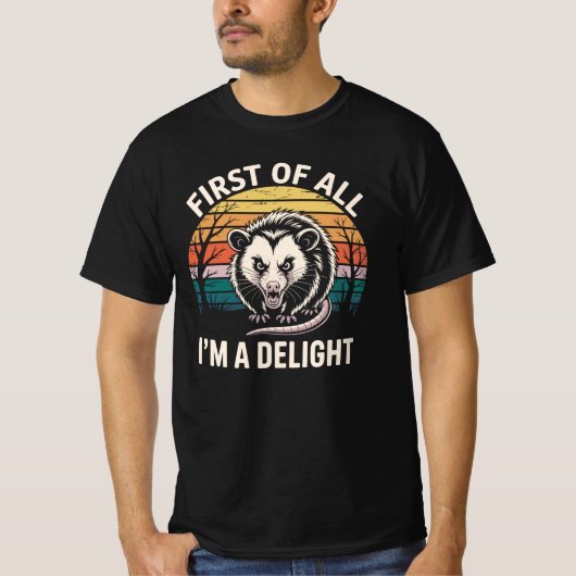 まずは私が楽しませます Tシャツ (正面)