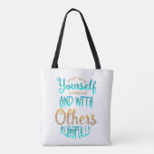 まずは自分で引用文 トートバッグ (裏面)