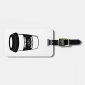 まずは飲んでからハンマーを振れ ラゲッジタグ (正面横)