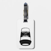 まずは飲んでからハンマーを振れ ラゲッジタグ (裏面縦)