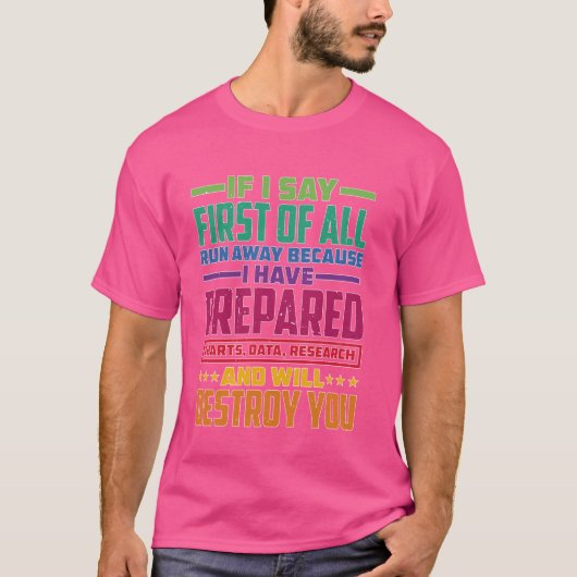まずもし第一に言え走よ遠くに-- Tシャツ (正面)