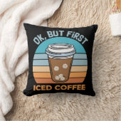 まずアイスコーヒーを クッション (ブランケット)