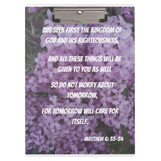 まずキリスト教王国を求める クリップボード (正面)