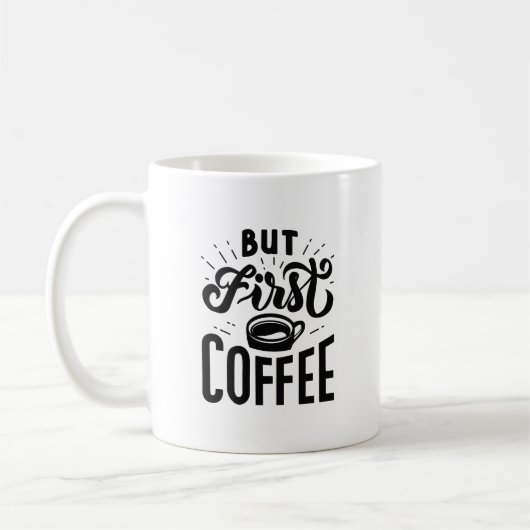 まずコーヒーから コーヒーマグカップ (左)