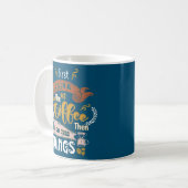 まずコーヒーを飲み、それから物事を行う コーヒーマグカップ (正面左)