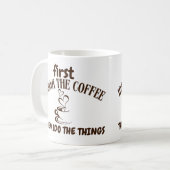 まずコーヒーを飲む コーヒーマグカップ (正面左)